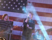 Candlebox in 2013. From left to right: Adam Kury, Kevin Martin, and Scott Mercado