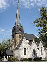 Église Saint-Laurent de Couillet datant du IXe siècle au XXe siècle.