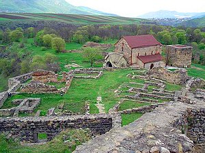 Basílica de Dmanisi Sioni e ruínas da fortaleza medieval