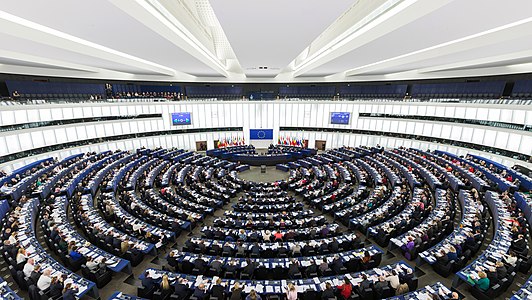 European Parliament, by Diliff