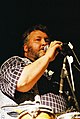 Fonsu Mielgo (Llan de Cubel) in a performance during the 8th Festival in 2004