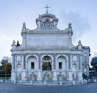 Fontana dell'Acqua Paola, 1612, par Giovanni Fontana.