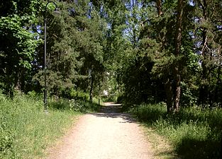 Götalandsvägen, gång- och cykelväg i Östberga