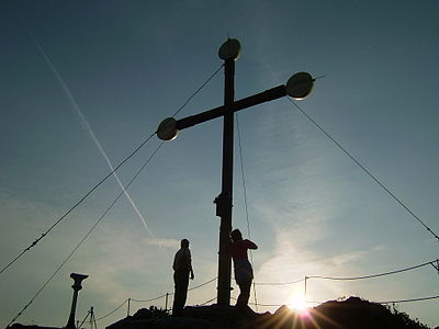 Gipfelkreuz am Vorderen Rauschberg