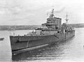 Image 5HMAS Shropshire arriving in Sydney in November 1945 carrying long serving soldiers (from Military history of Australia during World War II)
