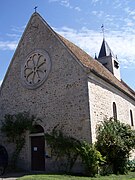 L'église Saint-Clair, façade ouest.