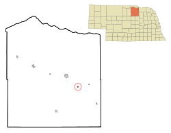 Location of Inman, Nebraska