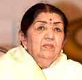 Image 6Indian singer Lata Mangeshkar is widely acknowledged as the "Queen of Melody". (from Honorific nicknames in popular music)