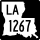 Louisiana Highway 1267 marker