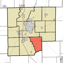 Location in Bartholomew County