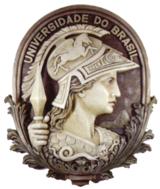 Minerva, deusa símbolo da Universidade Federal do Rio de Janeiro.