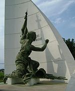 Figure de La France par Jules Dalou, détail du Monument aux morts de Sidi-Brahim.