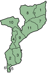 Moçambiques provinser