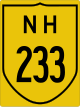 National Highway 233 shield}}