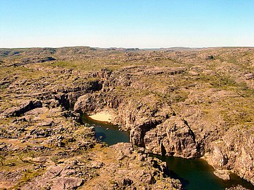 Nitmiluk National Park from the air.