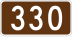 Route 330 marker