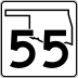 State Highway 55 marker