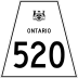 Highway 520 marker