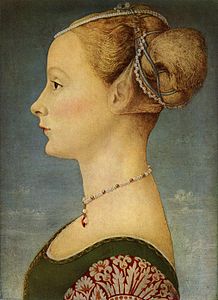 Piero del Pollaiuolo, Portrait of a Young Woman, 1470–1472, Museo Poldi Pezzoli, Milan