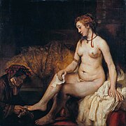Bathsheba at Her Bath (1654) by Rembrandt