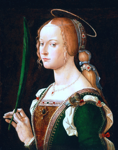 Sainte Justine v. 1490, New York.