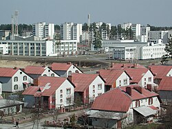 One of Slavutych's residential areas