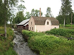 Del av bruksmiljön i Strömbacka