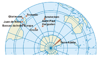 Localisation des Terres australes et antarctiques françaises