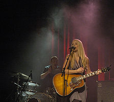 Dickow in concert in Det Musiske Hus in Frederikshavn, Denmark, 3 February 2008