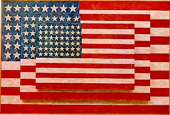 Jasper Johns, Three Flags, 1958