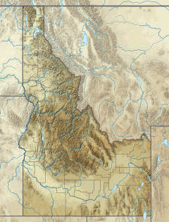 Glassford Peak is located in Idaho