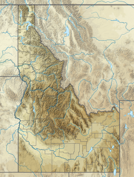 Alpine Peak is located in Idaho