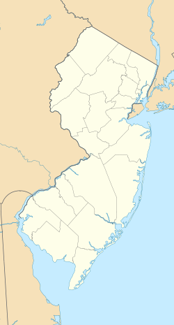 Albert J. Zabriskie Farmhouse is located in New Jersey