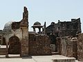 Zafar Mahal built first by Akbar Shah II in the 18th century with addition by Bahadur Shah Zafar II.