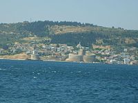 A view of Çanakkale from the Dardanelles