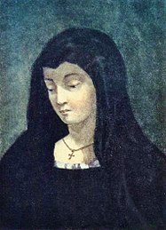 "Emilia", 1831. Nella protagonista del dramma "Gli spagnoli", Emilia, Lermontov ritrae molto probabilmente l'amata Varvara Lopuchina.