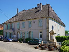 The town hall in Mailleroncourt-Charette