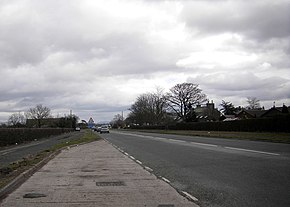 A586, Great Eccleston - Eastbound - geograph.org.uk - 1740497.jpg
