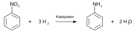 Anilin aus Nitrobenzol