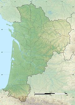 Gabas (river) is located in Nouvelle-Aquitaine