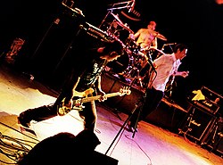 The Bouncing Souls performing on February 16, 2009, in Rosario, Argentina.