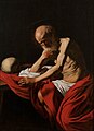 Caravaggio, Saint Jerome in Meditation 1605