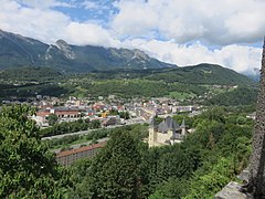 Vue sur Albertville depuis l'ancien château.