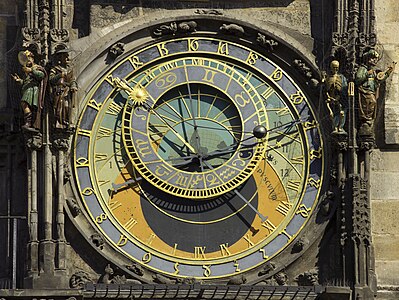 Prague astronomical clock, by Godot13