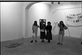 Arianna Giorgi, Dadamaino, Mariella Ghirardani, Luisa Protti nella loro mostra: "AA.VV. Scossa, Casa degli artisti". Careof, Cusano Milanino, giugno 1994