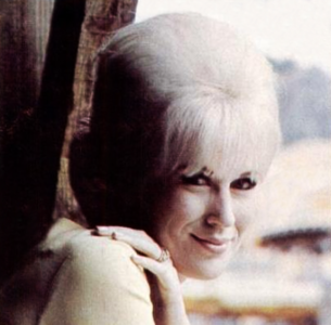 Swinging London icon Dusty Springfield with a bouffant in 1966