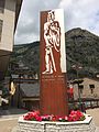 Monument to Charlemagne in Canillo, Andorra, by Domènec Fita i Molat, 2006