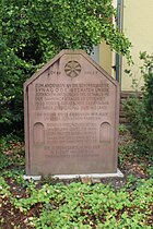 Gedenkstein für die ehemalige Synagoge in Schifferstadt