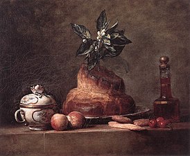 La Brioche (1763), oil on canvas, 47 x 56 cm., Louvre