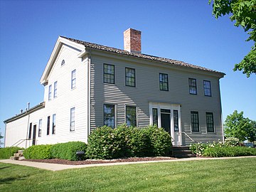 Historic John Johnson home in Hiram Township, 2009